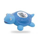 Doli Yearning Baby Bath Thermometer with Room Temperature| Fahrenheit and Celsius| Blue Turtle Lovely Shape|Kids’ Bathroom Safety Products|Bath Toy