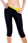 Valentina Womens Hot Thermo Body Shaper, Neoprene Slimming Capri Pants, Thighs Fat Burner, Best Workout Sauna Suit, High Waist Tummy Control Shapewear for Weight Loss, Black S – 4XL