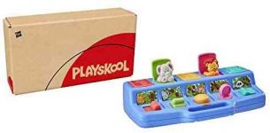 Playskool Busy Poppin’ Pals Pop-Up Activity Toy for Babies and Toddlers Ages 9 Months and Up (Amazon Exclusive)