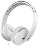 Kids Headphones for School, Jelly Comb Girls Lightweight Foldable Stereo Bass Kids Headphones with Microphone, Volume Control for Cell Phone, Tablet, Laptop, MP3/4 (White and Silver)