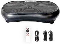 Pinty Fitness Vibration Platform – Whole Body Vibration Machine Crazy Fit Vibration Plate with Remote Control and Resistance Bands