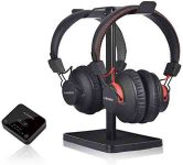 Avantree HT41899 Dual Bluetooth 5.0 Wireless Headphones for TV Watching with Transmitter (Digital Optical AUX RCA PC USB), 40 Hrs Playtime Wireless Hearing Headset, Plug n Play, No Audio Delay