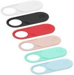 Webcam Camera Cover Slide, Webcam Cover for Laptop 0.028-Inch Ultra-Thin Webcam Cover Blocker, Protect Your Visual Privacy and Security (Multi-Color – 6 Pack)