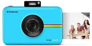 Zink Polaroid Snap Touch Portable Instant Print Digital Camera with LCD Touchscreen Display (Blue)