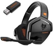 NUBWO G06 Wireless Gaming Headset for PS5, PS4, PC, Noise Cancelling Over Ear Gaming Headphones with Mic, 2.4GHz Ultra-Low Latency, Soft Memory Earmuffs, Wired Mode for Xbox One, Xbox Series X Games