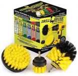 Drill Brush Attachment – Bathroom Surfaces Tub, Shower, Tile and Grout All Purpose Power Scrubber Cleaning Kit –Grout Drill Brush Set – Drill Brushes by Drill Brush Power Scrubber by Useful Products