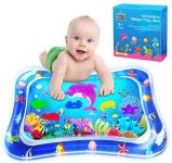 ZMLM Baby Tummy-Time Water Mat: Infant Toy Gift Activity Play Mat Inflatable Sensory Playmat Babies Belly Time Pat Indoor Small Pad for 3 6 9 Month Newborn Boy Girl Toddler Fun Game