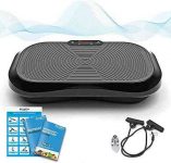 Bluefin Fitness Vibration Platform | Ultra Slim | Built-in Bluetooth Speakers | Silent Drive Motor | Ideal for Toning and Weight Loss Machine