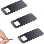 Deal4Shop Webcam Cover Slide, Ultra Thin Camera Blocker for for Laptop, Pc, Computer, Phone, Tablet, Protect Your Privacy (3 Pack)