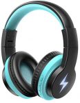 Kids Bluetooth Headphones Light Up, Jelly Comb Wireless/Wired Headphones with Noise Cancelling Microphone, Foldable Stereo Bass Headset, Volume Control Headset for Boys Girls Teens Child