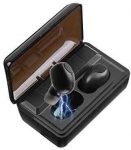 Wireless Earbuds,OMBAR T10 80 Hrs Playtime Bluetooth Headphones in Ear HI-FI Streo Sound with Wireless Charging Case Digital LED Display,IPX 7 Waterproof Sport Earphones in Ear for iPhone Android
