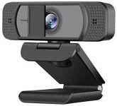 Webcam HD 1080p-Streaming Webcam with Privacy Cover for Desktop Computer PC,100° Wide-Angle View with Stereo Microphone, USB Webcam Plug and Play,Low-Light Correction