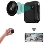 Spy Camera Mini Hidden Camera 1080P Wireless Spy Cam, Portable WiFi Nanny Cam with Night Vision, Motion Detection, Security Surveillance Cameras Audio & Video Recording for Live Remote View