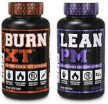 Burn XT Thermogenic Fat Burner & Lean PM Nighttime Weight Loss Supplement for Men & Women 60 Veggie Diet Pills