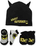 DC Comics Baby Boys Batman Take-Me-Home Set, black, 0-3 Months