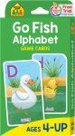School Zone – Go Fish Alphabet Game Cards – Ages 4 and Up, Preschool to First Grade, Uppercase and Lowercase Letters, ABCs, Word-Picture Recognition, Animals, Card Game, Matching, and More