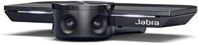 Jabra PanaCast – Intelligent 180° Panoramic-4K Huddle Room Video Camera – Inclusive Video Conferencing Camera with Full Room Coverage, Easy to Set Up Wide Angle Webcam for Business & Distance Learning