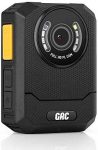 GRC X3B 1296P HD Police Body Camera with Audio – 128GB Memory,Night Vision,2 Inch Display,Portable Waterproof Body-Worn Camera,Body Cameras for Law Enforcement Recorder,Security Guard,Personal Use