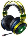 Razer Nari Ultimate Wireless 7.1 Surround Sound Gaming Headset: THX Audio & Haptic Feedback – Auto-Adjust Headband – Chroma RGB – Retractable Mic – For PC, PS4, PS5 – Overwatch Lucio Edition