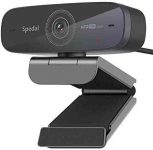 Webcam 60fps 1080P, 2021 Autofocus Computer Camera for OBS Gaming Conferencing, USB Streaming Camera with Dual Microphones for Video Calling and Recording, Desktop or Laptop