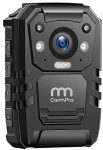 1296P HD Police Body Camera,32G Memory,CammPro Premium Portable Body Camera,Waterproof Body-Worn Camera with 2 Inch Display,Night Vision,GPS for Law Enforcement Recorder,Security Guards,Personal Use