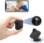 ZumYu Spy Camera Mini WiFi Hidden Camera HD 1080P Portable Home Security Cameras Covert Nanny Cam with Live Feed Phone APP Night Vision Motion Activated Real Time Indoor Video Recorder