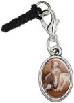 GRAPHICS & MORE Foal Baby Horse New Paint Mobile Cell Phone Headphone Jack Oval Charm fits iPhone iPod Galaxy