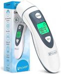 Ear and Forehead Thermometer for Adults, Kids and Baby, Digital Infrared Medical Health Care Accuracy, HSA or FSA Eligible, Easy to Use Touchless Temporal Head Readings, iProven DMT-489