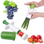 Grape Cutter, Cucumber Slicer, Tomato Cherry Slicer, Strawberry Slicer, Multifunctional Creative Tools for Salad Gadget and Baby Auxiliary Food
