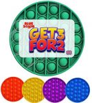 Blue Squid Push Pop Bubble Fidget Sensory Toy Sensory Fidget Toys for Kids, Toys for Adults, Sensory Toy Fidget Pack for Kids and Adult Fidget Toys – Green Circle