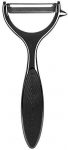 Home Basics Vegetable Nova Collection Zinc Kitchen Gadgets Tool with Smooth Grip, Easy to Use, Store and Clean, Black Onyx (Horizontal Peeler), 5