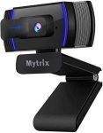 2021 AutoFocus 1080p Webcam with Microphone and Privacy Cover, Noise Reduction, Streaming Mytrix Full HD USB Web Camera for PC Mac Laptop Desktop Zoom Meeting Skype FaceTime Hangouts YouTube