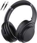 Noise Cancelling Headphones, 40H Playtime/USB C Fast Charging, Wireless Headphones with CVC 8.0 Mic, Deep Bass, Wireless Over Ear Headphones for Home Office, Online Class, TV, PC