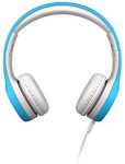 LilGadgets Kids Premium Volume Limited Wired Headphones with SharePort (Children, Toddlers) – Blue