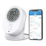 Govee Bluetooth Thermometer Hygrometer, Indoor Digital Humidity Temperature Monitor with APP Alert, 2 Year Data Record and Export, for Room Greenhouse and Incubator Humidor