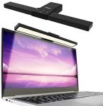 ABKO LED Monitor Lamp e-Reading Light USB Powered Task Laptop Screenbar No Glare Home Office Adjustable Brightness Color Temperature Touch Control Space Saving ML02