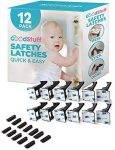 Cabinet Locks Child Safety Latches – Quick and Easy Adhesive Baby Proofing Cabinets Lock and Drawers Latch – Child Safety with No Magnetic Keys to Lose, and No Tools, Drilling or Measuring Required