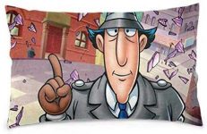 Acid Lemon Inspector Gadget Home Fashion Pillowcases -100% Soft Polyester, Breathable and Hypoallergenic for Sofa Living Room Bedroom Dorm Decor Fits Pillows White 16″X24″