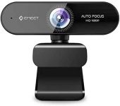 1080P Webcam with Microphone, eMeet Nova AutoFocus HD Webcam, 96°View Web Camera w/ 2 De-Noise Mics for Laptop/Desktop, Plug & Play USB Streaming Computer Camera for Conference/Calling/Teaching/Gaming