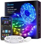 Govee Smart LED Strip Lights, 16.4ft WiFi LED Light Strip Work with Alexa and Google Assistant, 16 Million Colors with App Control and Music Sync LED Lights for Bedroom, Kitchen, TV, Party