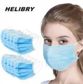 100 Pcs Mask Disposable Nonwoven 3 Layer Ply Filter Mask mouth Face mask – China | Gearbest