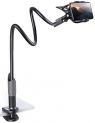 Phone Holder Bed Gooseneck Mount – Lamicall Cell Phone Clamp Clip for Desk, Flexible Lazy Long Arm Headboard Bedside, Overhead Mount Stand, Compatible with iPhone 12 Mini 11 Pro Xs Max XR X 8 7 6 Plus