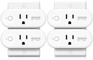 Smart Plug Gosund WiFi Outlet 16A Socket Works with Alexa Google Home Plugs, Voice and App Control, Schedule and Timer, No Hub Required, Support High Power Appliance, FCC Certification, 4 Pack