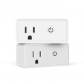 WOLF ARMOR Wi-Fi Smart Plug, Suitable for Amazon Alexa, Google Home, No Hub Required, Remote Control of Your Home Appliances, Schedule and Timer, ETL Certification(2 Pack)