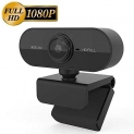 Webcam with Microphone, 30FPS Full HD 1080P Webcam Video Camera for Computers PC Laptop Desktop, USB Plug and Play, Conference Study, Meeting, Video Calling, Live Streaming