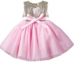 Princess Tulle Tutu Girl Dress Wedding Pageant Party Baby Dresses Age 3-9 Years