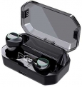 Bluetooth Headphones, Wireless Earbuds, OULDPA Bluetooth 5.0 Headphones with LED Charging Case, 180 Hours Playtime, IPX7 Waterproof in-Ear Earphones with Built-in Mic for Sports