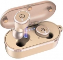 TOZO T10 Bluetooth 5.0 Wireless Earbuds with Wireless Charging Case IPX8 Waterproof TWS Stereo Headphones in Ear Built in Mic Headset Premium Sound with Deep Bass for Sport Khaki