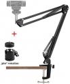 Anivia Webcam Stand,Webcam Clamp Mount Suspension Scissor Tripod Stand Holder Camera arm for Webcam W8 W5 C922 C930e C930 C920 C615