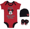 Disney Baby Girl’s Minnie Mouse 3-pc Set in Gift Box Baby Costume